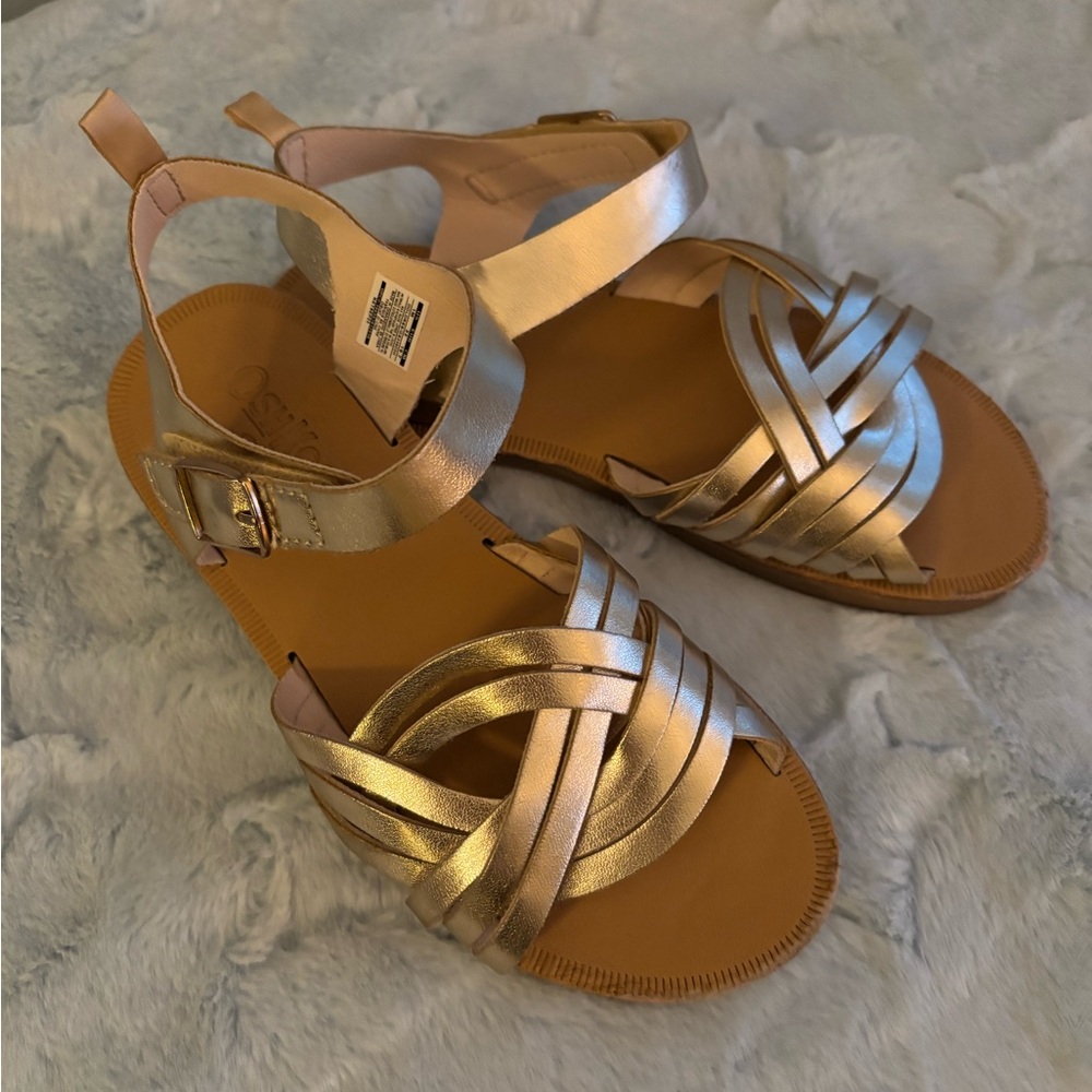 OshKosh B'gosh Gold Sandals
